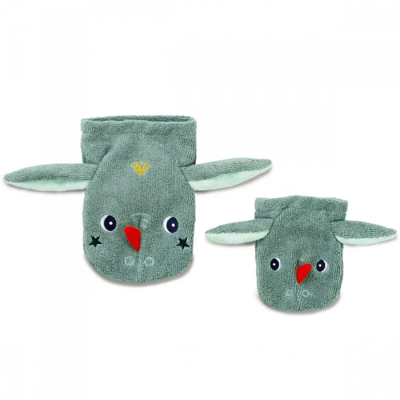 guantes de baño