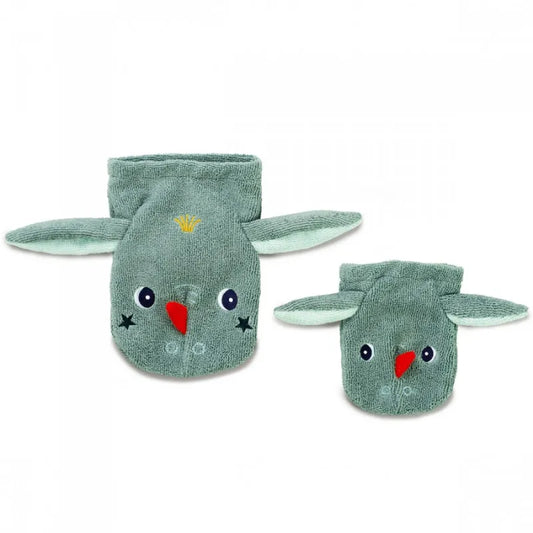 guantes de baño