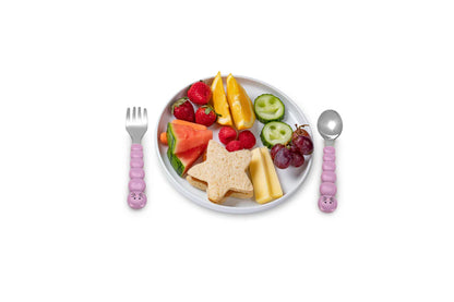 CUCHARA, TENEDOR Y ESTUCHE - BEAR (SET DE 6 / CENA)