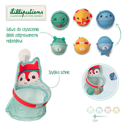 set de baloncesto de baño