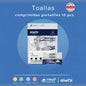 TOALLAS COMPRIMIDAS PORTATIL 10 PCS AIWIBI
