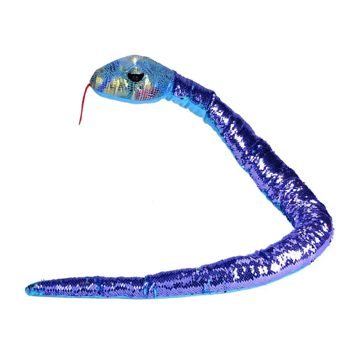 SNAKE-SEQUIN TEAL PURPLE