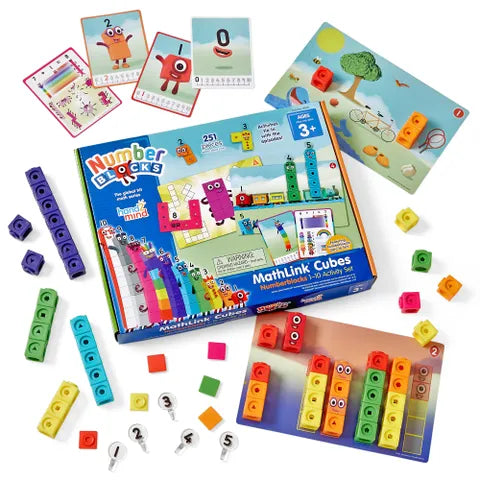 MATHLINKS CUBES, NUMBERBLOCKS 1-10 SET