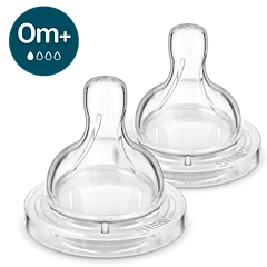 set 2 tetinas classic recien nacido o meses