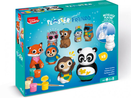 PLASTER FRIENDS - MOLDEADO DE
YESO 8 MINIATURAS