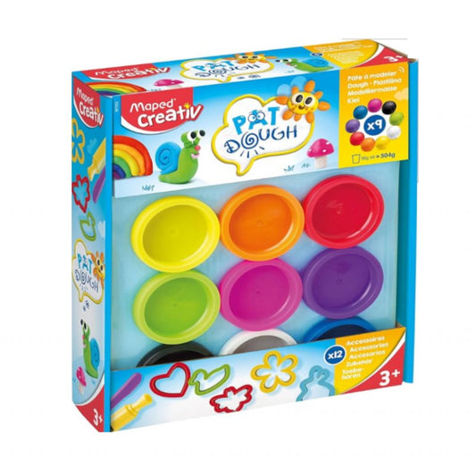 PAT DOUGH - 9 BOTES + 12
ACCESORIOS