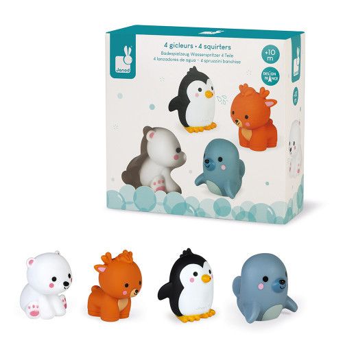 4 LANZA CHORROS - ANIMALES POLARES