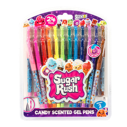 24PK S.R. GEL PENS-SCENTED