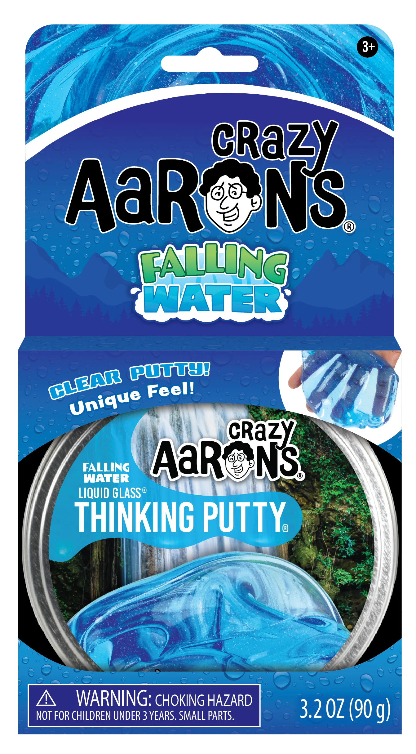 FALLING WATER - FULL SIZE 4" THINKING PUTTY TIN