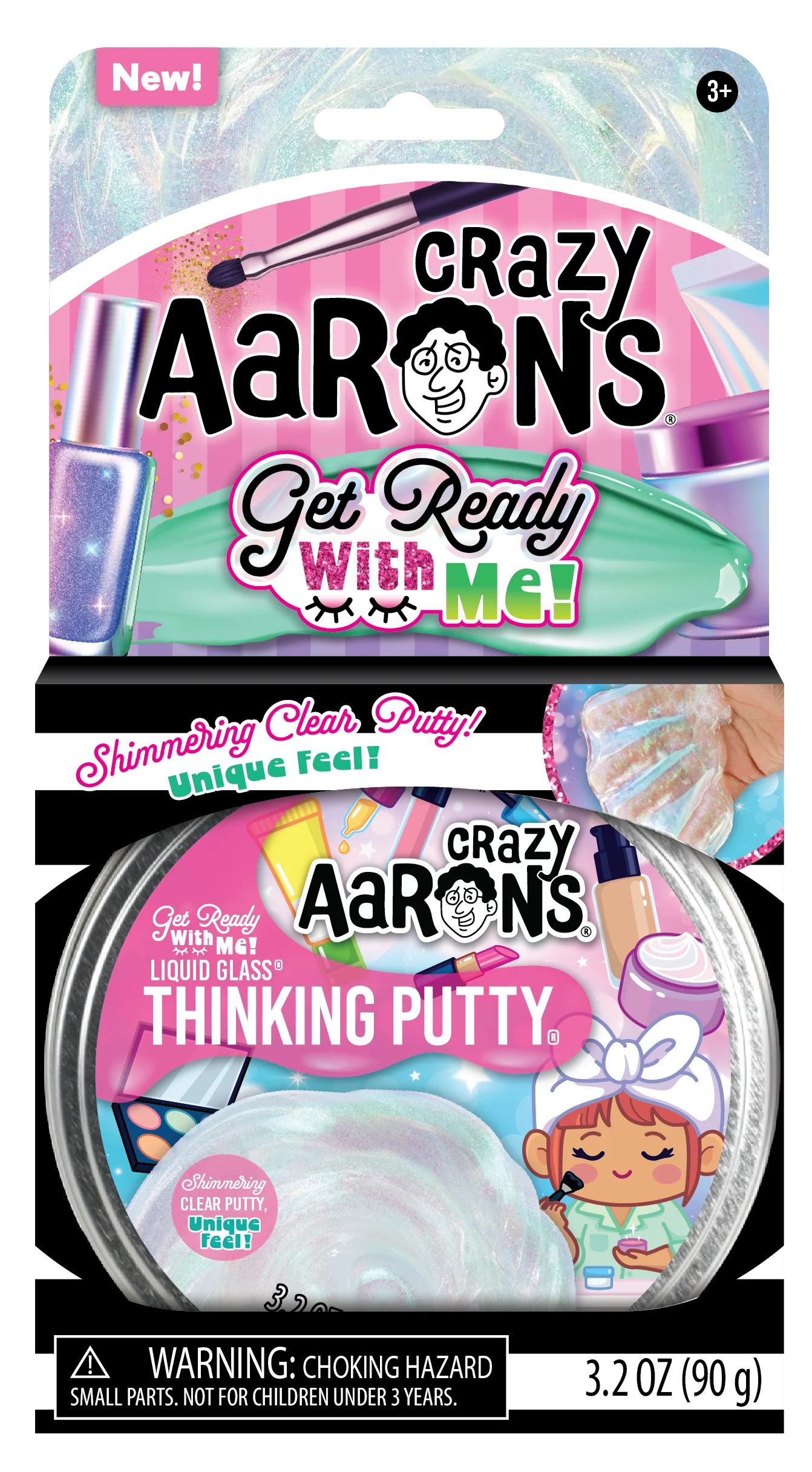 GET READY WITH ME - FULL SIZE 4" THINKING PUTTY TIN