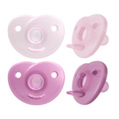Set 2 chupetas soothie silicon 0-6 meses