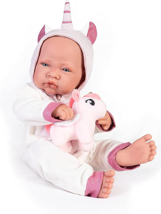 Recién Nacida con disfraz de unicornio