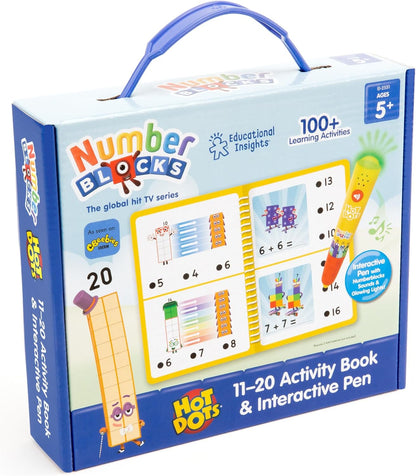 Hot Dots Numberblocks 11-20 Activity Book