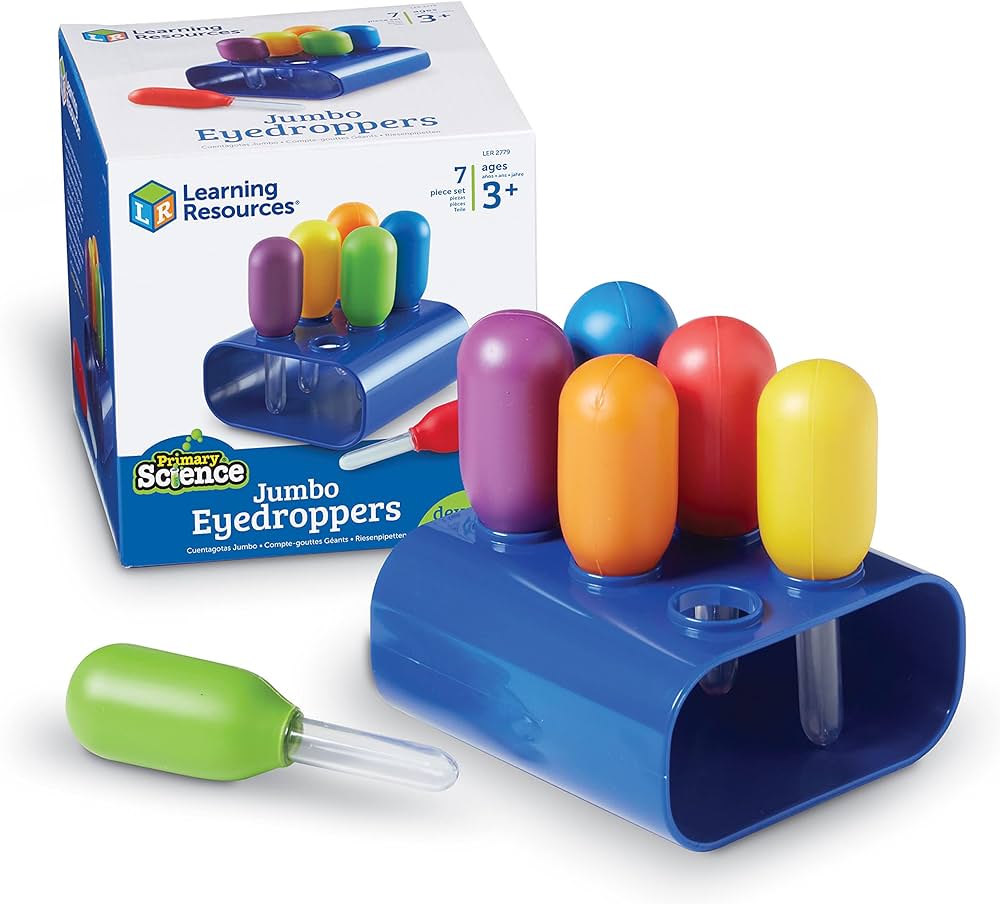 Primary Science®Jumbo Eyedroppers with Stand