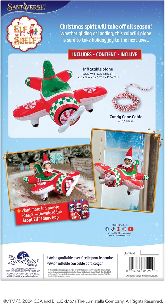 THE ELF ON THE SHELF® SEP ACC. AVIÓN BASTÓN DE CARAMELO