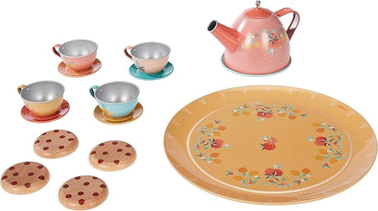 SET DE TÉ METÁLICO