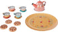 SET DE TÉ METÁLICO
