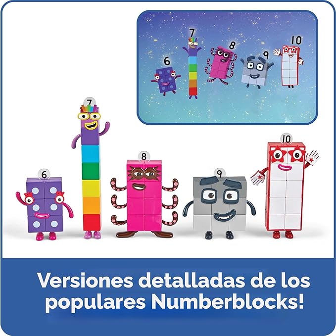 NUMBERBLOCKS® ONE TO FIVE SENSORY BOTTLES
