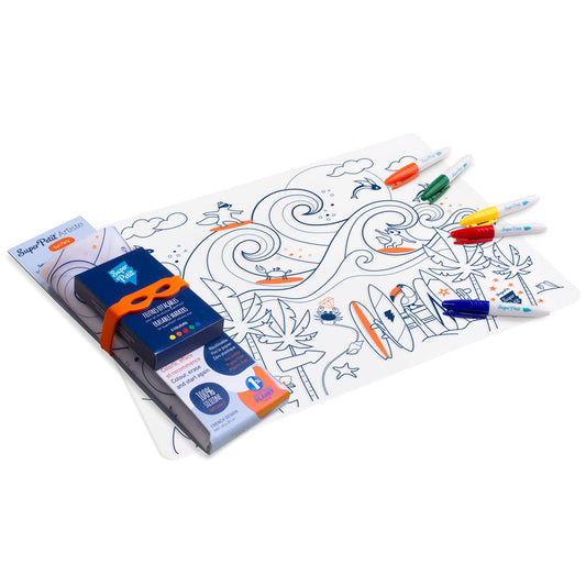 Kit SURF : 1 silicone mat + 5 markers