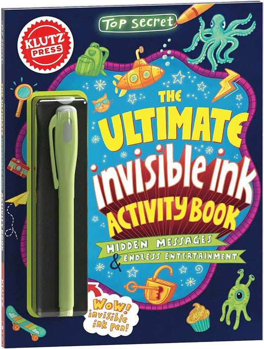 KLUTZPRESS TOP SECRET: THE ULTIMATE INVISIBLE INK ACTIVITY BOOK