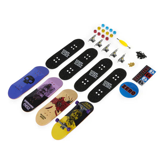 PATINETA BASICA TECH DECK SET DE 4 CON RESPUESTOS SPIN MASTER