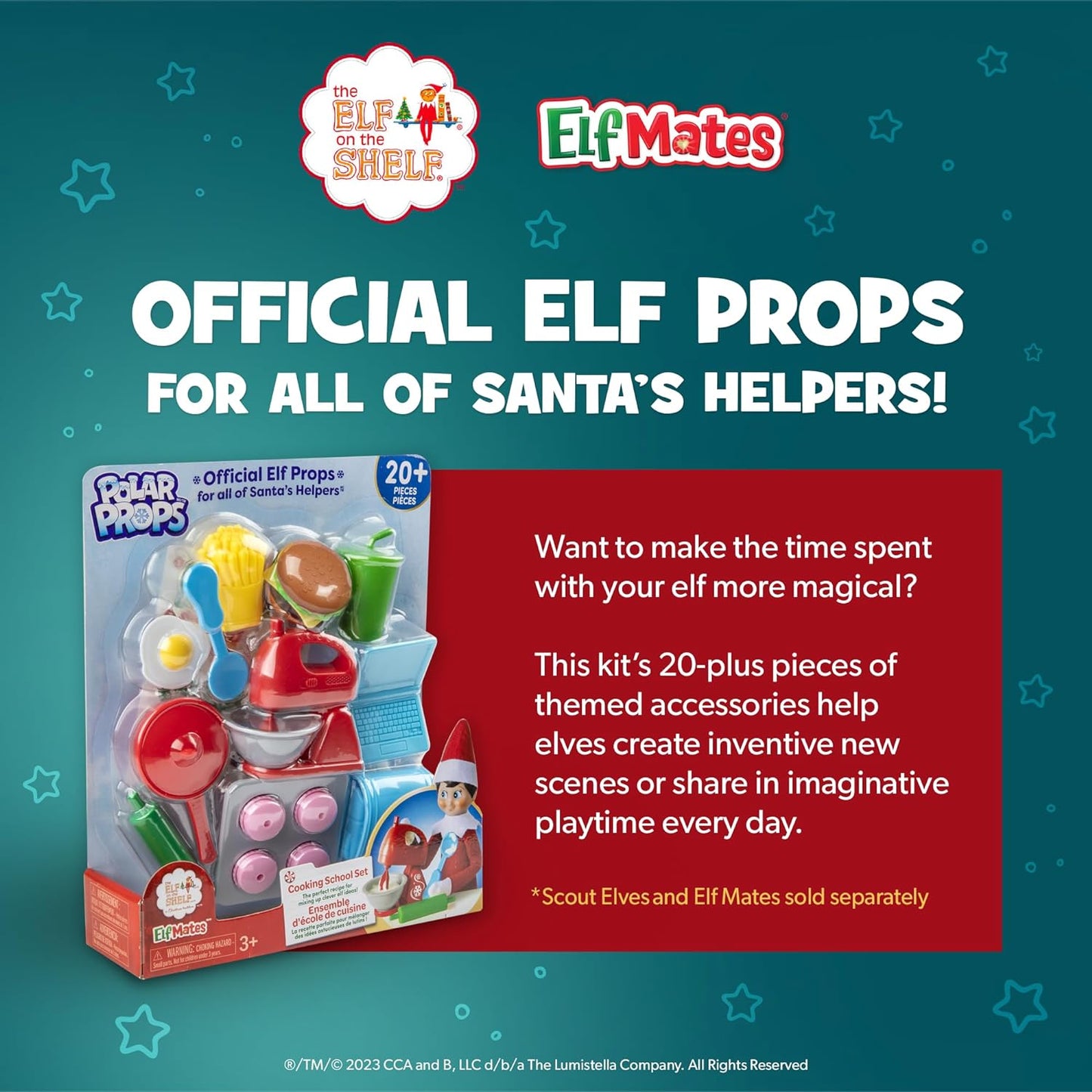 Elf Props Kit Cooking School Set