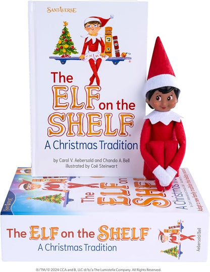 THE ELF ON THE SHELF® DUENDE NIÑA OJOS CAFÉS / INGLÉS (E)