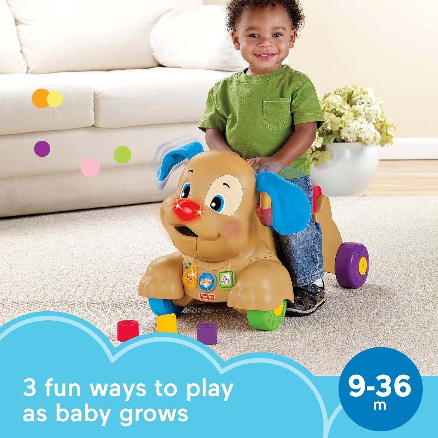 Fisher Price DDC Stride to Ride Puppy