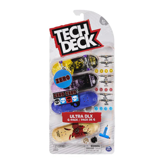 PATINETA BASICA TECH DECK SET DE 4 CON RESPUESTOS SPIN MASTER