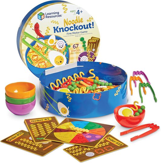 Noodle Knockout Fine Motor Game