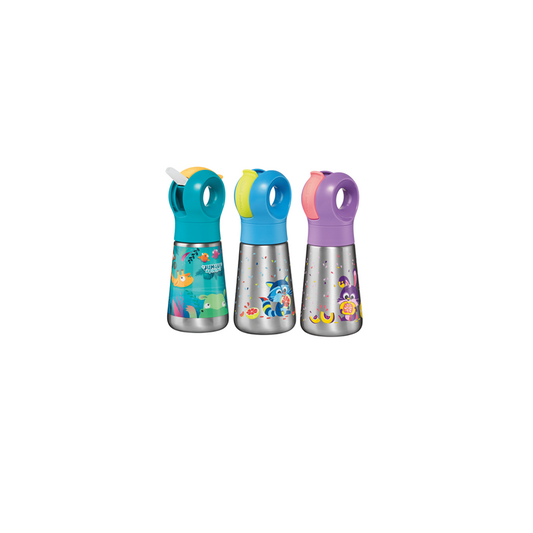 MINIZ BOTELLA ACERO INOXIDABLE 350ML SURTIDO