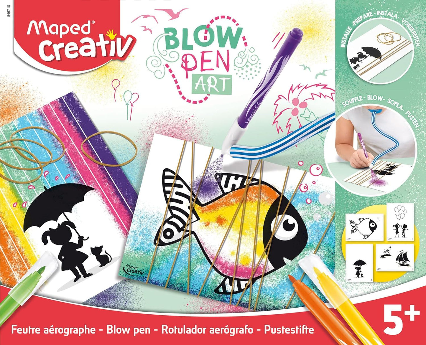 BLOW PEN STRING ART MAPED