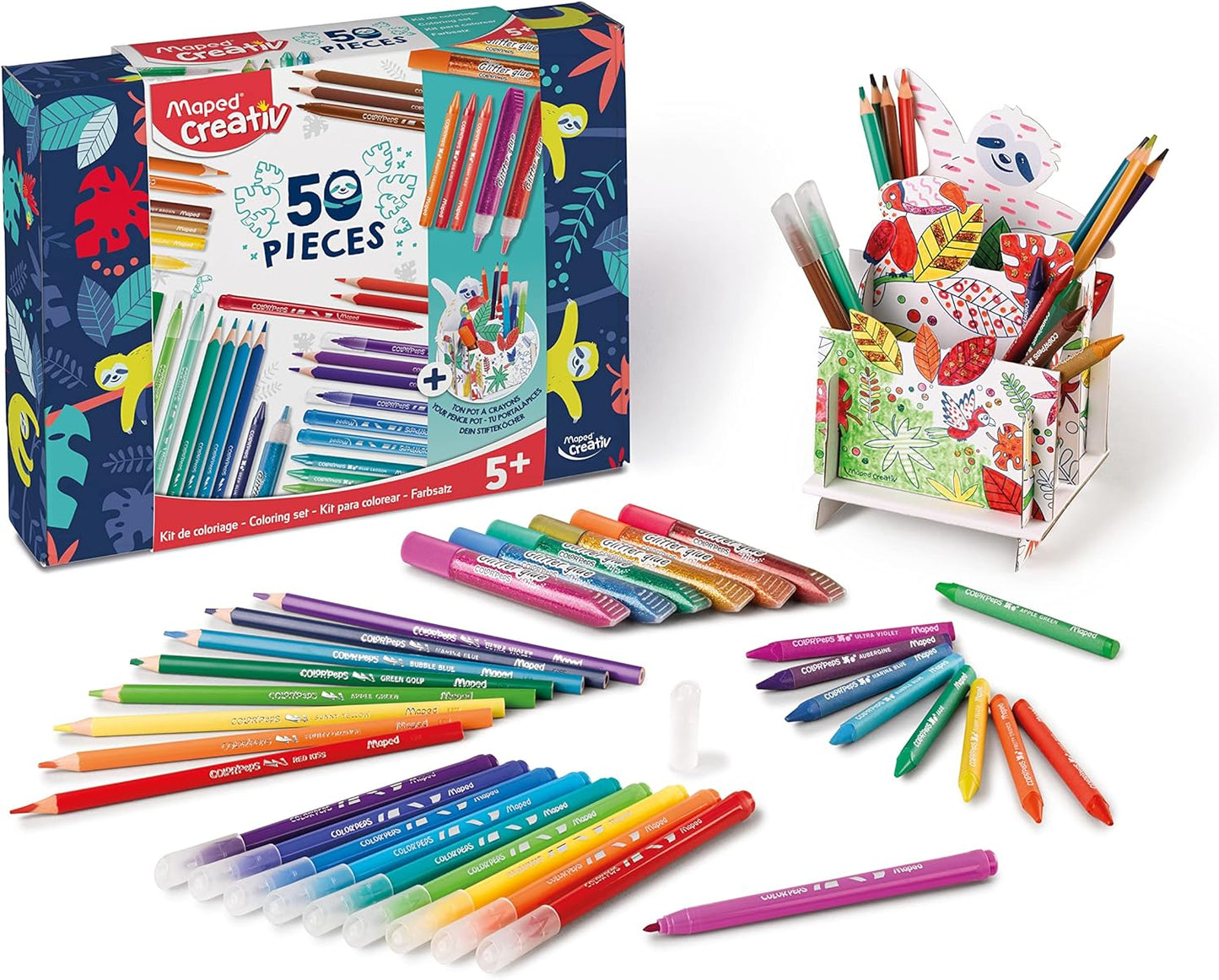 KIT DE COLORANTE 50 PZS MAPED CREATIV