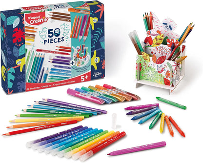 KIT DE COLORANTE 50 PZS MAPED CREATIV