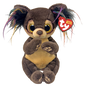 TY BEANIE BOOS TOFFEE PERRO CAFE REGULAR