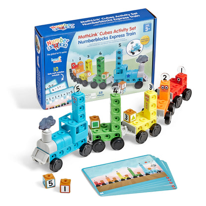 MATHLINKS CUBES NUMBERBLOCKS EXPRESS TRAIN ACTIVITY SET