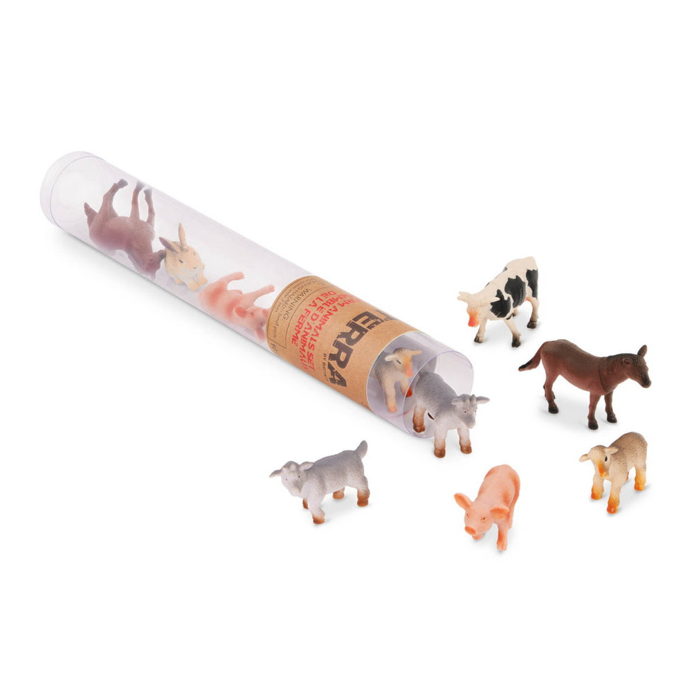 10 PCS FARM ANIMALS 4-8CM