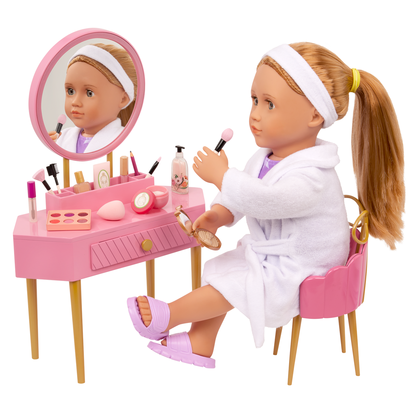 VANITY W/CHAIR & ACCESSORIES