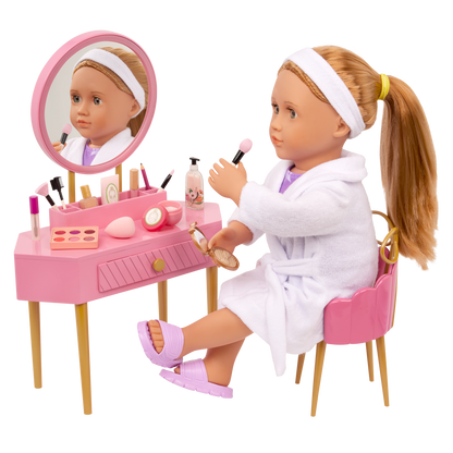 VANITY W/CHAIR & ACCESSORIES