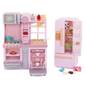 GOURMET KITCHEN W/ACCESSORIES- LIGHT PINK
