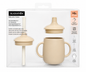 TAZA DE SILICONA 3 EN 1 BEIGE