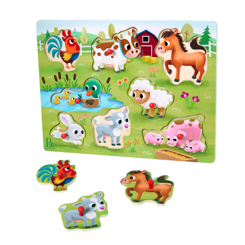 WOODEN PUZZLE - FARM ANIMAL