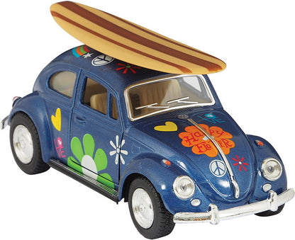 DIE-CAST 1967 BEETLE W/ SURFBD