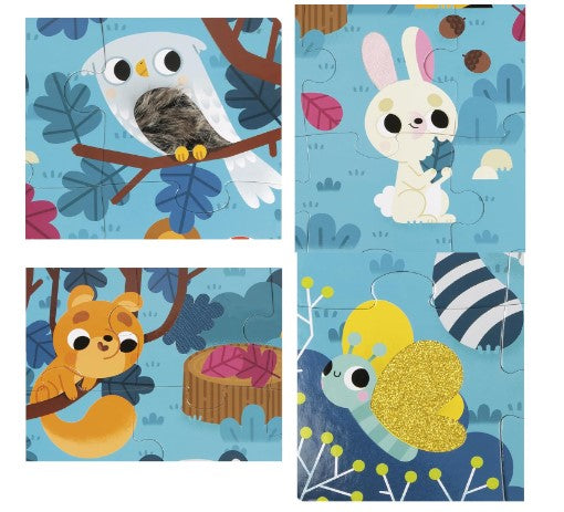 TACTILE PUZZLE "FOREST ANIMALS"- 2