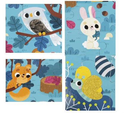 TACTILE PUZZLE "FOREST ANIMALS"- 2