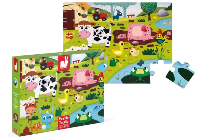 TACTILE PUZZLE "FARM ANIMALS"- 20F