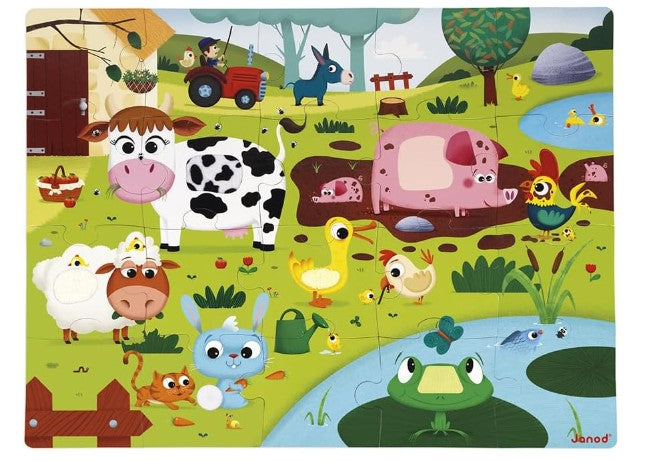 TACTILE PUZZLE "FARM ANIMALS"- 20F