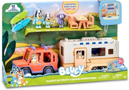 BLUEY SET CARAVANA VACACIONES PLAYA