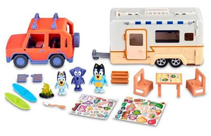 BLUEY SET CARAVANA VACACIONES PLAYA