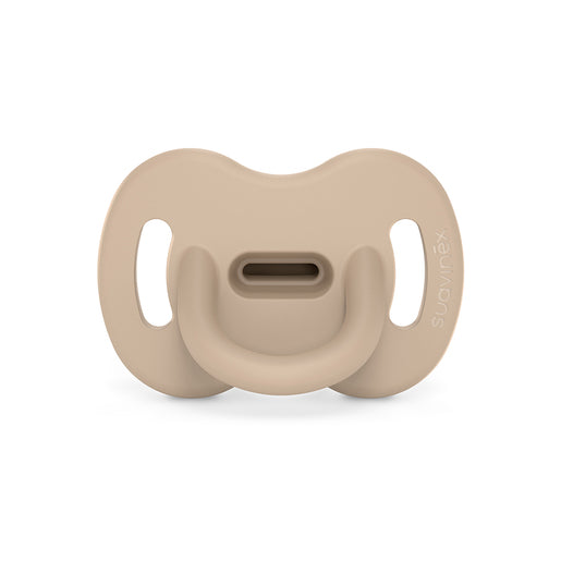 Chupeta todo silicona beige 0-6 meses